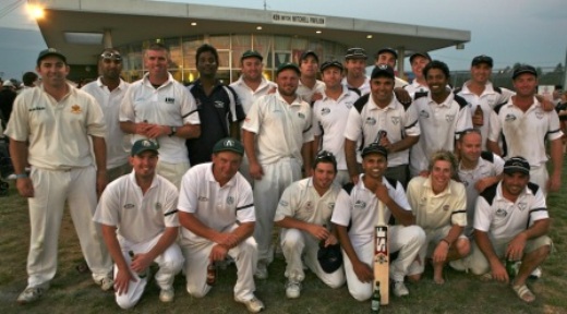 The two teams: Twenty20 benefit Bushfire01-joint team 520pix